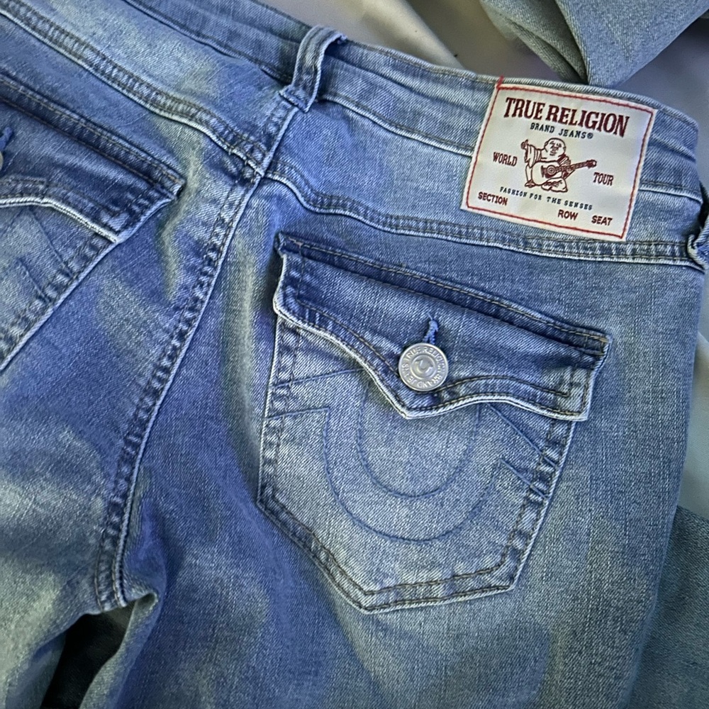 True Religion Blue Jeans please text me before purchasing
